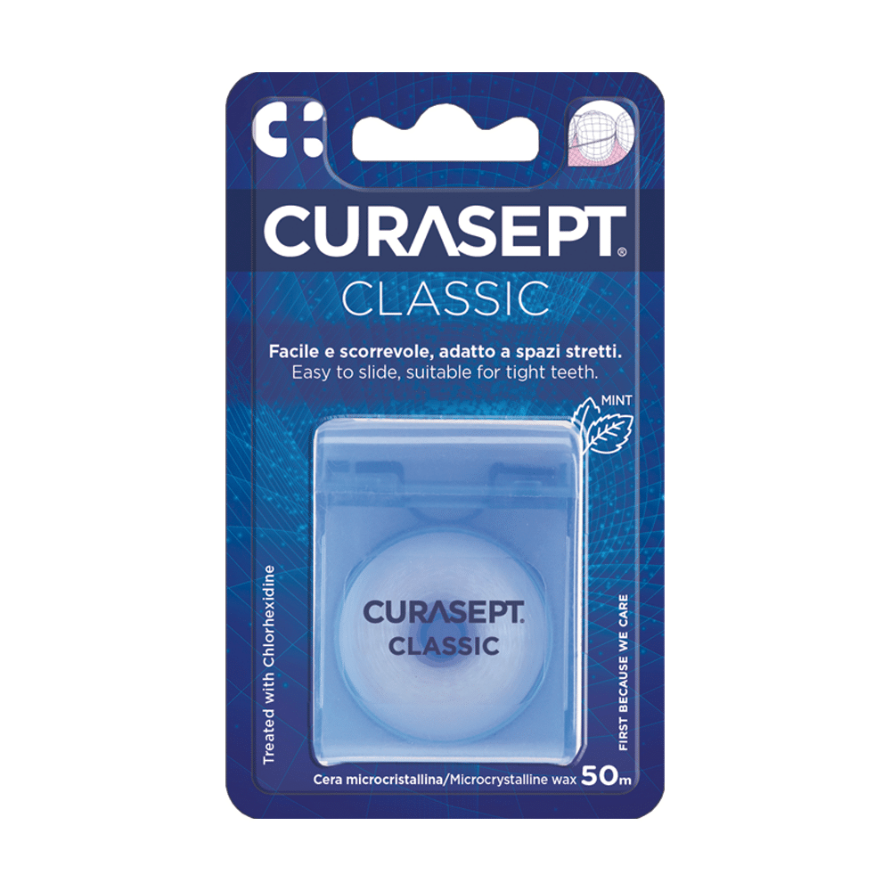 blister dental floss Curasept Flossline classic